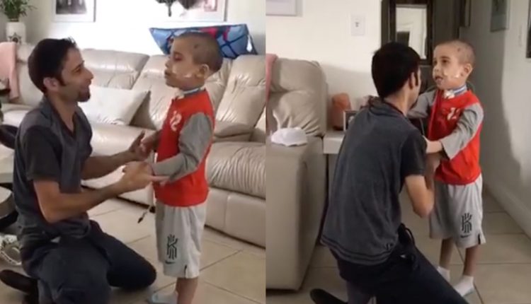 Niño cubano operado de un tumor cerebral en Miami ya da sus primeros pasos