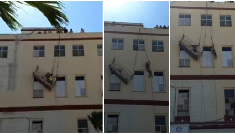 trabajadores La Habana edificio