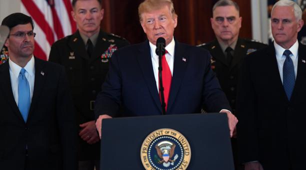 Trump confirma que no hay bajas tras ataques de Irán