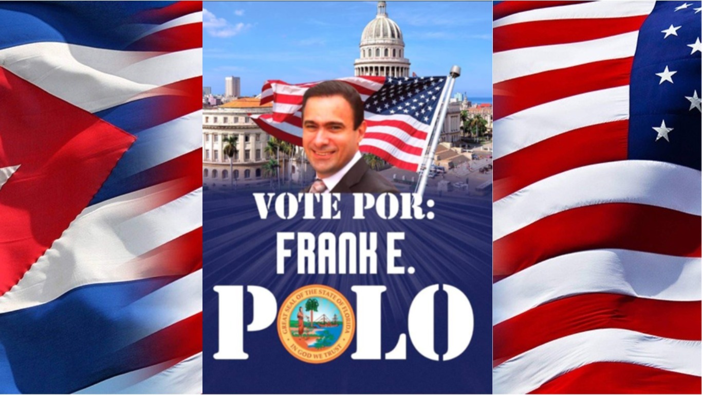 Un balsero cubano identificado como Frank Polo pretende representar al estado de la Florida en el Congreso de Los Estados Unidos