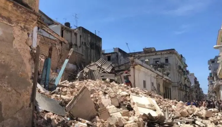 derrumbes en Cuba