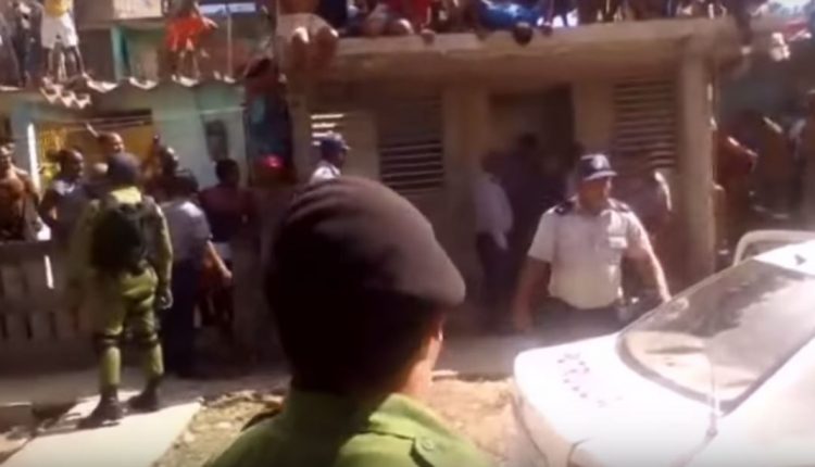 enfrentamiento con la policía en Santiago de Cuba