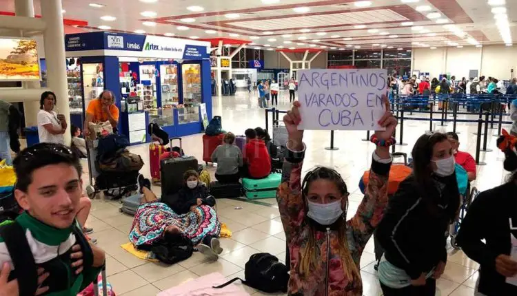 Argentinos varados Cuba