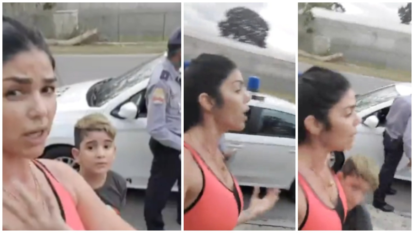 Madre en Cuba es arrestada junto a su hijo pequeño por salir a correr en La Habana