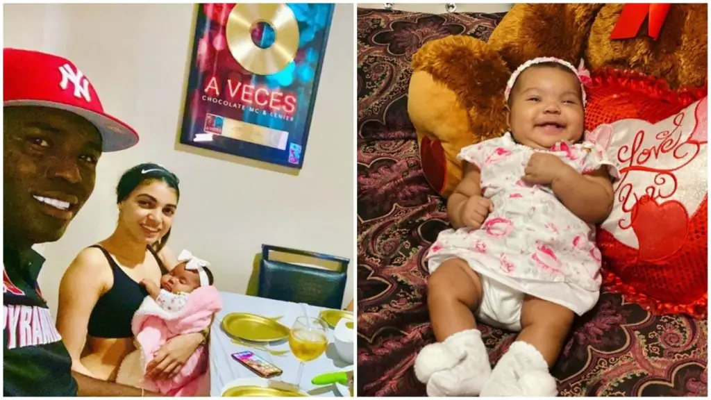 Chocolate MC esta hecho una padrazo y celebra los 3 meses de su beba en cuarentena