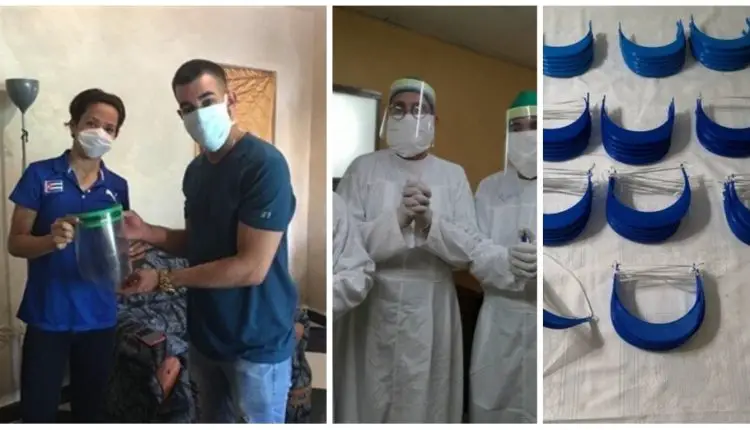 Ciclista cubana ayuda fabricando máscaras protectoras para hospitales donde se combate el coronavirus