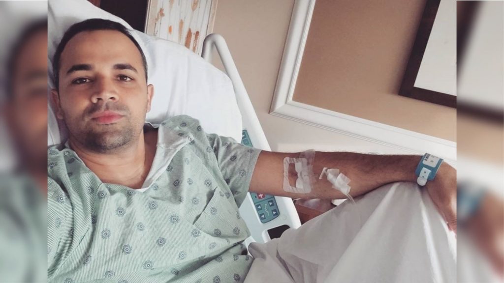 Actor cubano Lieter Ledesma es operado de urgencia en Miami
