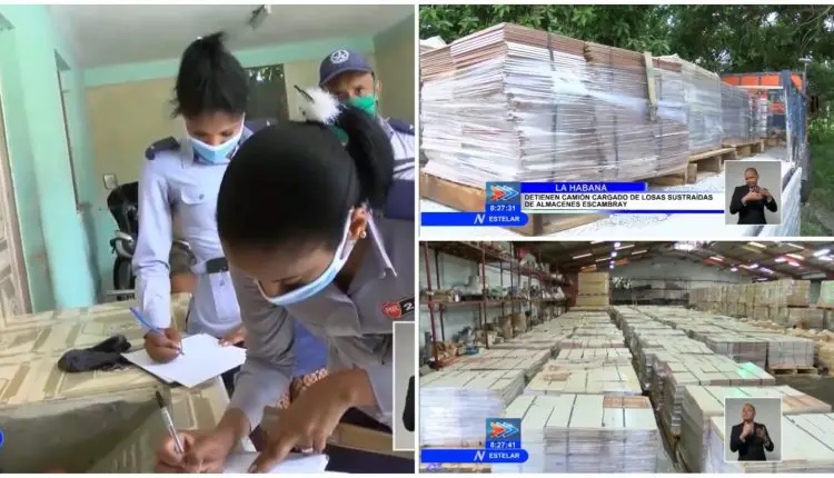 Operativo policial en La Habana detecta robo de materiales de la construcción en empresas estatales