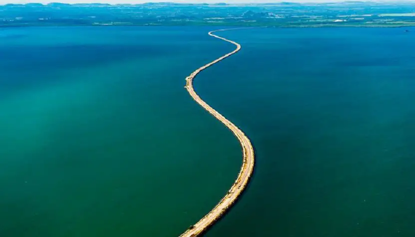 Pedraplén Cabarién, la obra de ingeniería sobre el mar más grande construida en el mundo