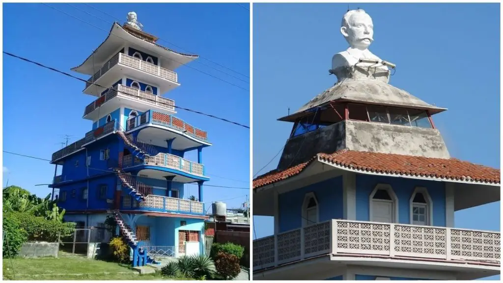 El Mirador de Martí o la pagoda de Mantilla, uno de los edificios más singulares de Cuba