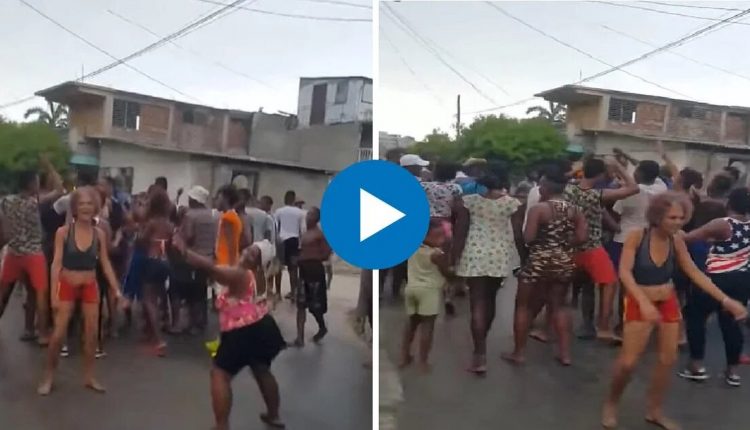 Santiagueros se olvidan del coronavirus y salen a paso de conga a las calles