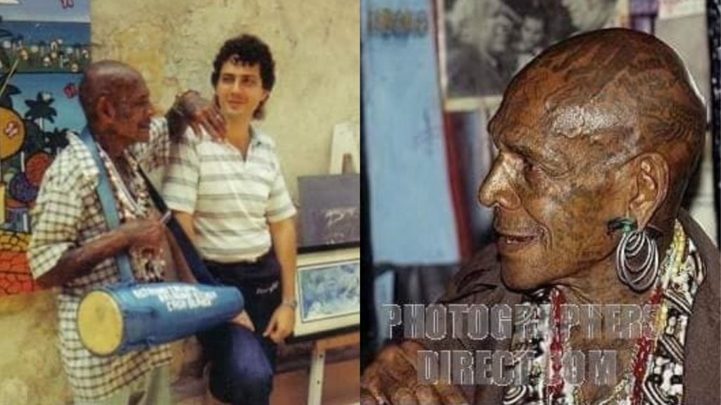 El Taíno Tatuado, un personaje que marcó las calles de La Habana con su cuerpo lleno de tinta