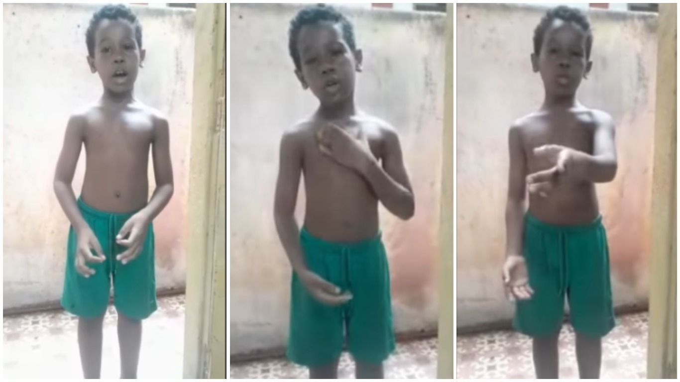 Se vuelve viral el video de este niño cubano cantando de forma espectacular el tema Sabor a mí