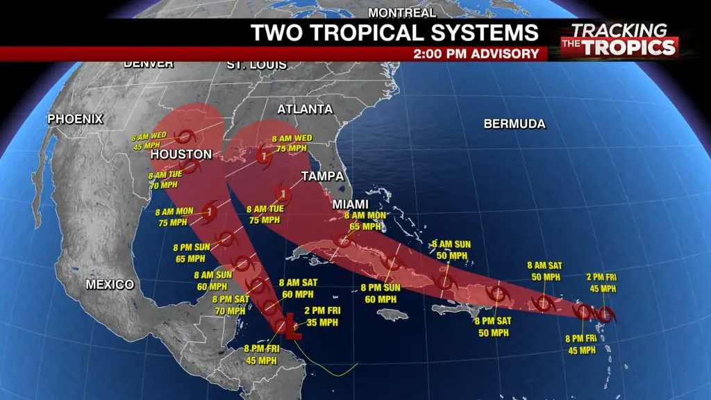 No uno, sino dos tormentas tropicales afectarán a Cuba en las próximas