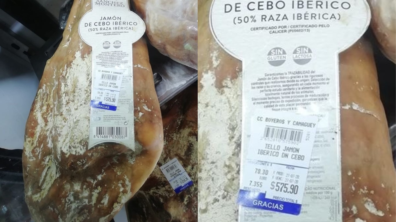 Un jamón de 575 dólares vendido en las tiendas de Cuba causa indignación en las redes sociales