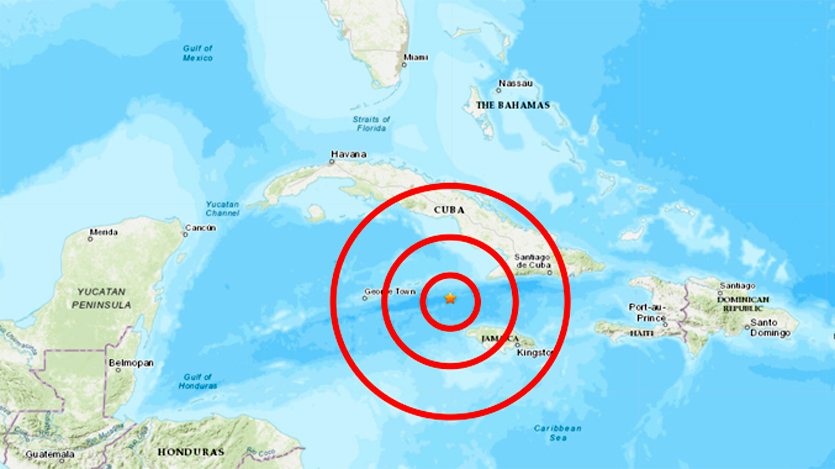 Vuelve a temblar la tierra en Santiago de Cuba!!! Segundo sismo en menos de cuatro horas en el oriente de Cuba, esta vez de 3.8 grados