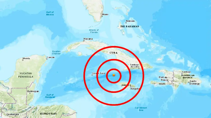 Vuelve a temblar la tierra en Santiago de Cuba!!! Segundo sismo en menos de cuatro horas en el oriente de Cuba, esta vez de 3.8 grados