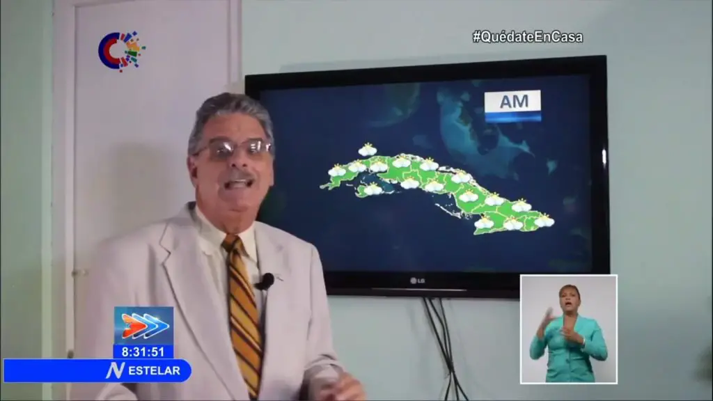 Reaparece dando el parte del tiempo el Dr. José Rubiera a solo días de salir del hospital tras sufrir un infarto