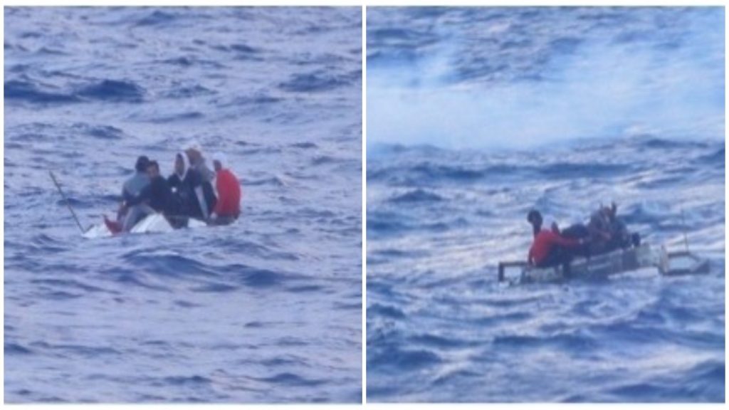 Guardia Costera de EEUU repatria grupo de balseros cubanos atrapados hace unos días en alta mar
