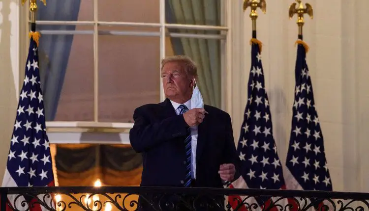 Trump regresa a la Casa Blanca y muchos se preguntan: ¿Tiene coronavirus?