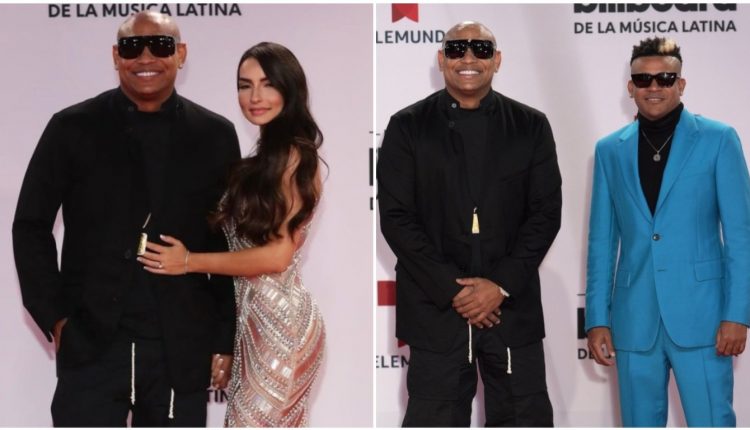 Alexander Delgado y Randy Malcom brillaron junto a sus parejas en la alfombra roja de los Latin Billboard 2020