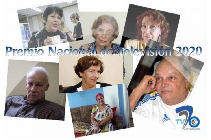 Populares actores cubanos son reconocidos con el Premio Nacional de Televisión 2020