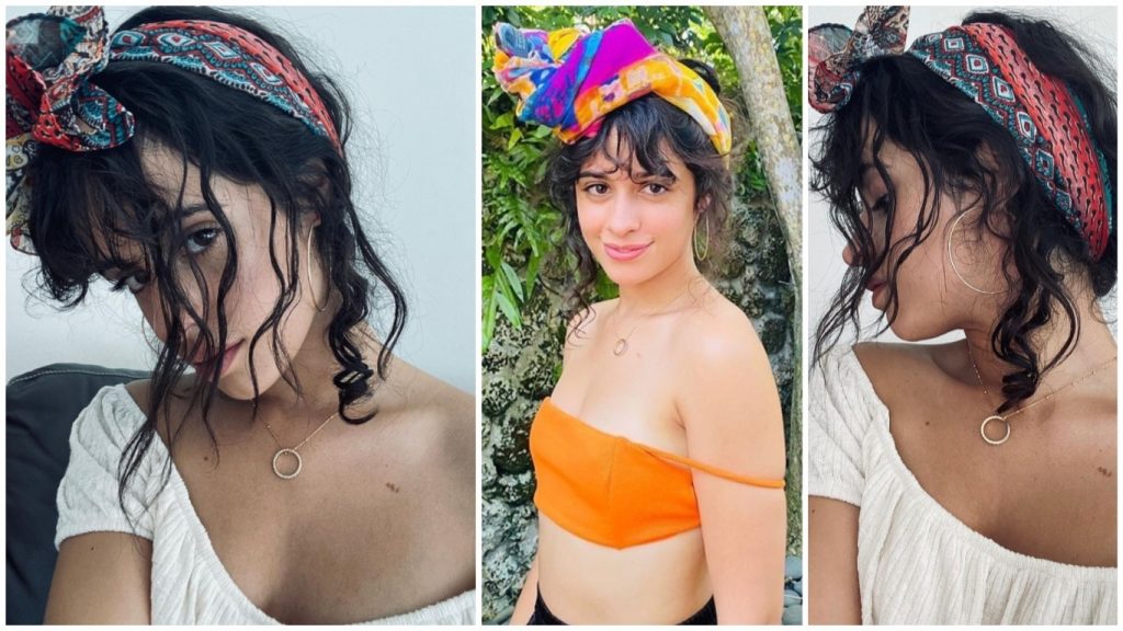 ¡A lo cubano! Camila Cabello echa mano de pañuelo y muestra su look más tropical, rindiendo homenaje a su tierra natal