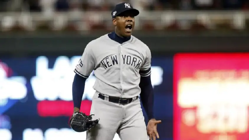 Pelotero cubano Aroldis Chapman dice que ‘estaría dispuesto’ a jugar el Clásico Mundial con Estados Unidos