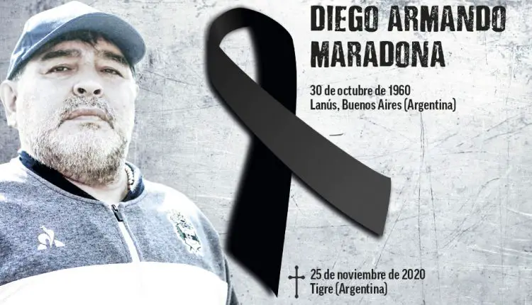 Conmoción mundial!!! Muerte el astro del fútbol argentino Diego Armando Maradona