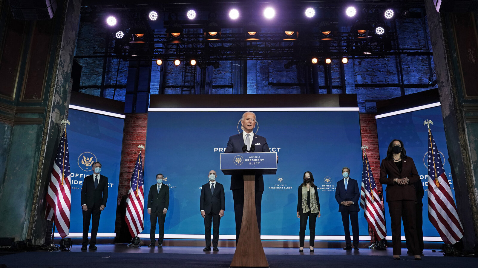 Joe Biden asegura que con él al frente de la presidencia, "Estados Unidos está listo para liderar el mundo"