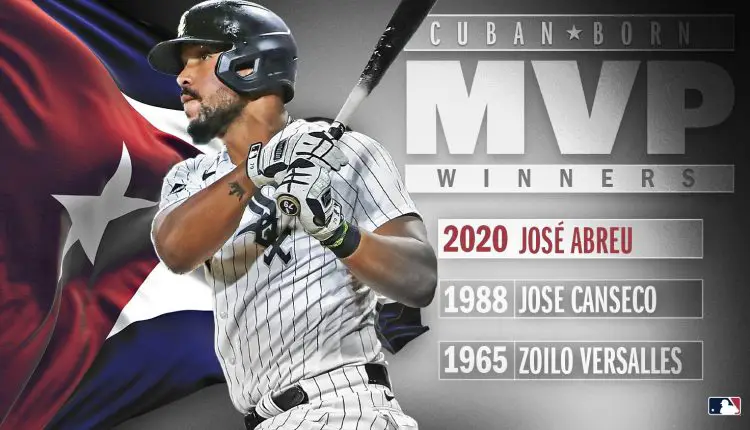 Jose 'Pito' Abreu pone el nombre de CUBA en alto al convertirse en el primer MVP cubano en las Grandes Ligas desde 1988