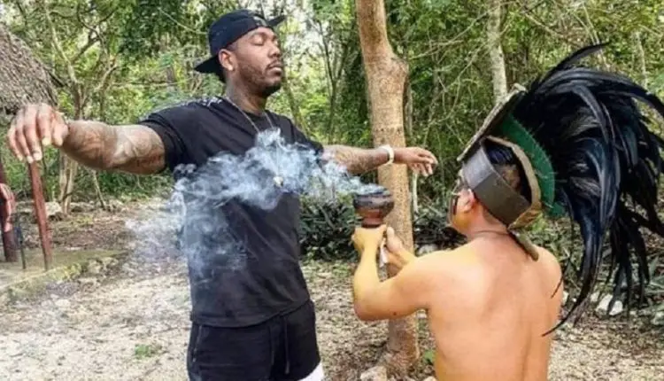 Lanzador cubano Aroldis Chapman se quiso quitar las malas brivas y los malos ojos con un ritual religioso maya en México