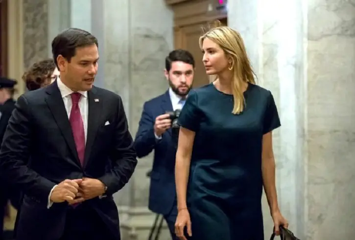 Senador cubanoamericano Marco Rubio le planta carrera a Ivanka Trump tras fuerte rumores que quiere tumbarle el puesto en el Congreso de EEUU