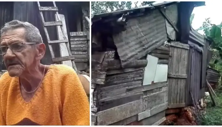 Con 23 zafras a sus espaldas, este excombatiente cubano vive en extrema pobreza y sin una "vivienda digna" como le prometió la Revolución