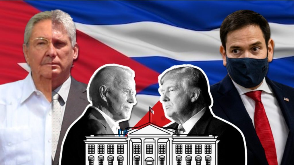 SenadorPolíticos cubanoamericanos le envían petición al presidente Joe Biden para que no suavice la política de Trump hacia Cubacubanoamericano Marco Rubio advierte al presidente Joe Biden que acercarse a Cuba podría ser una "error histórico"