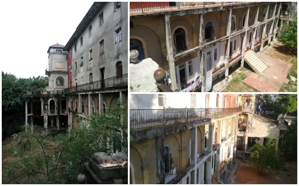 Edificio Arcos, una joya en uno de los famosos huecos del Vedado que puede terminar viniéndose abajo de un momento a otro con sus vecinos dentro