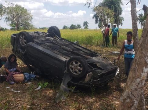 Violento accidente en la Autopista Nacional de Cuba luego que un teniente coronel del Ministerio del Interior se quedara dormido al volante