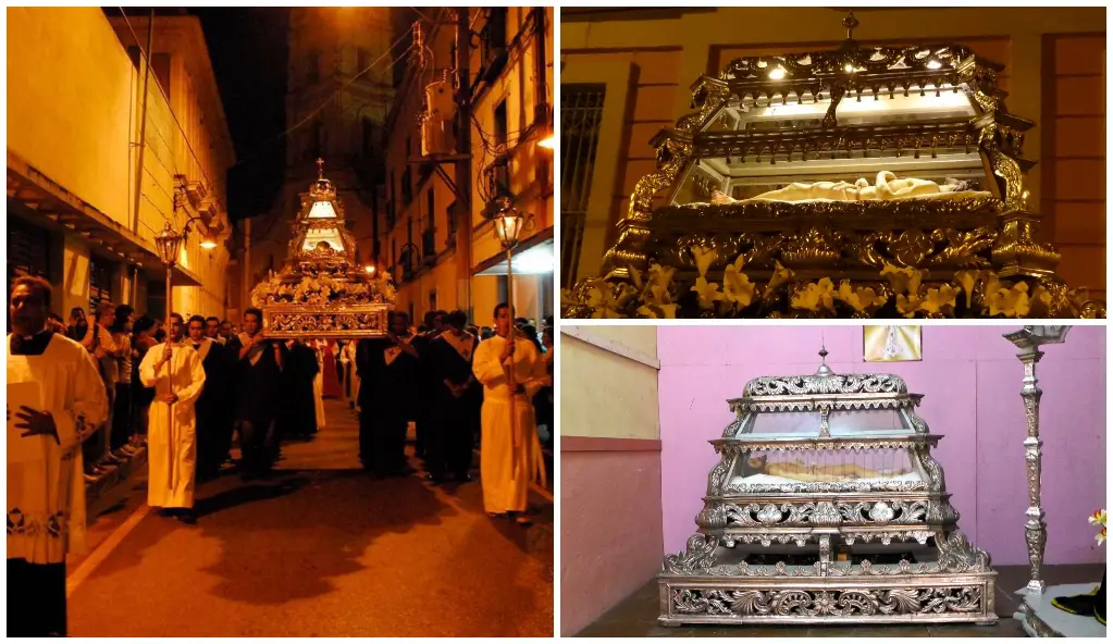 El Santo Sepulcro de Camagüey, una reliquia histórica en Cuba, enchapada en plata maciza, que está considerada una de las piezas más valiosas de América