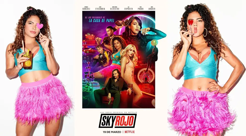 Yany Prado, la actriz cubana que se ha convertido en una estrella mundial gracias a su papel en la serie de Netflix 'Sky Rojo'