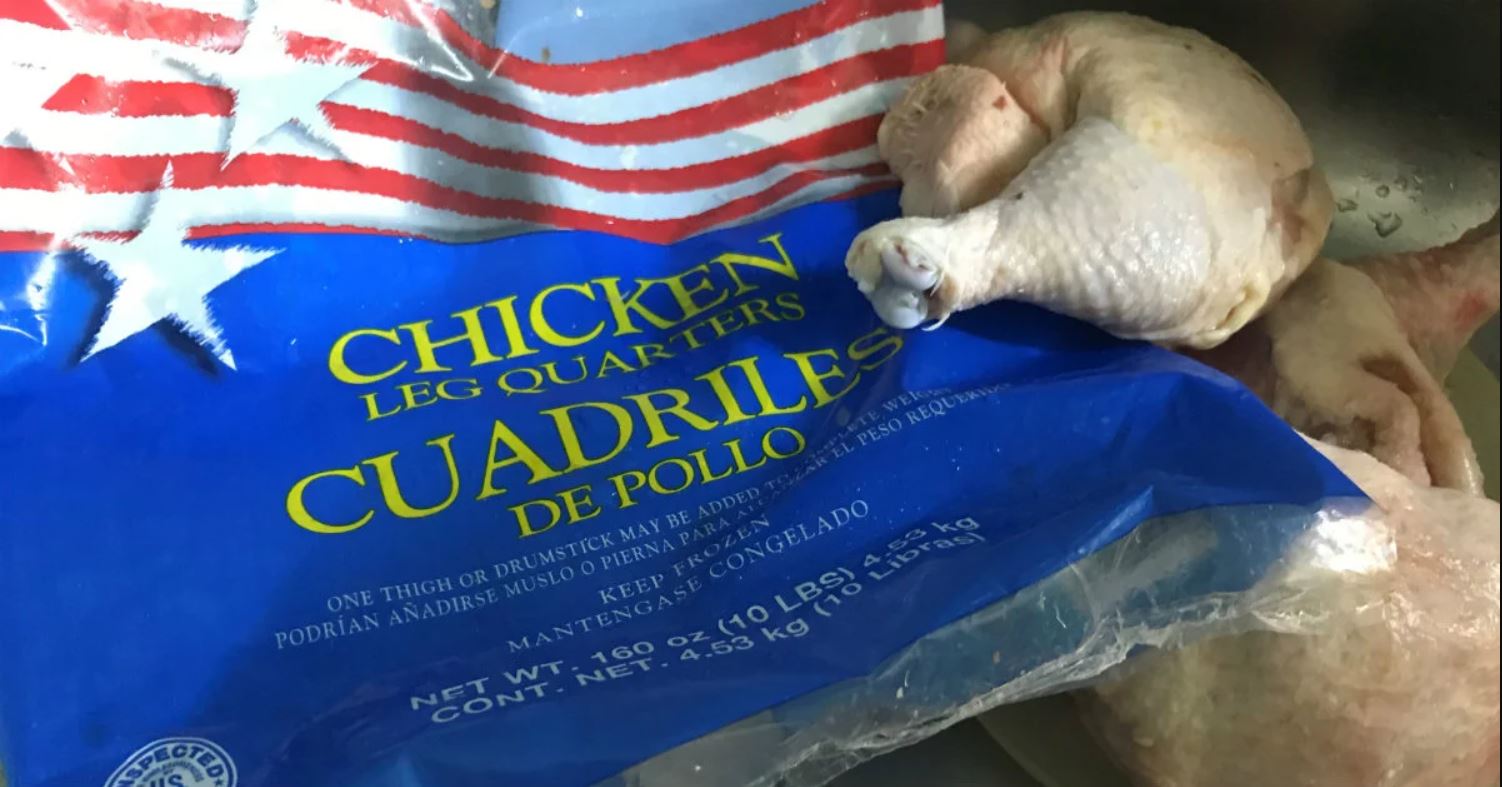 pollo desde Estados Unidos a Cuba
