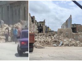 Se derrumban varios edificio frente al Malecón de La Habana, dejando al menos una persona bajos los escombros (+ Videos)