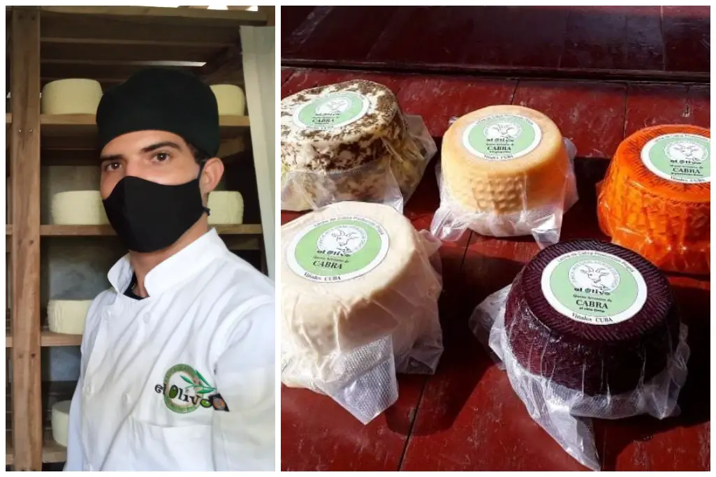 Osnel Corrales, un cubano en Viñales que ha sido capaz de crear en su finca una fábrica de quesos de cabra artesanales que fascinaron a la realeza