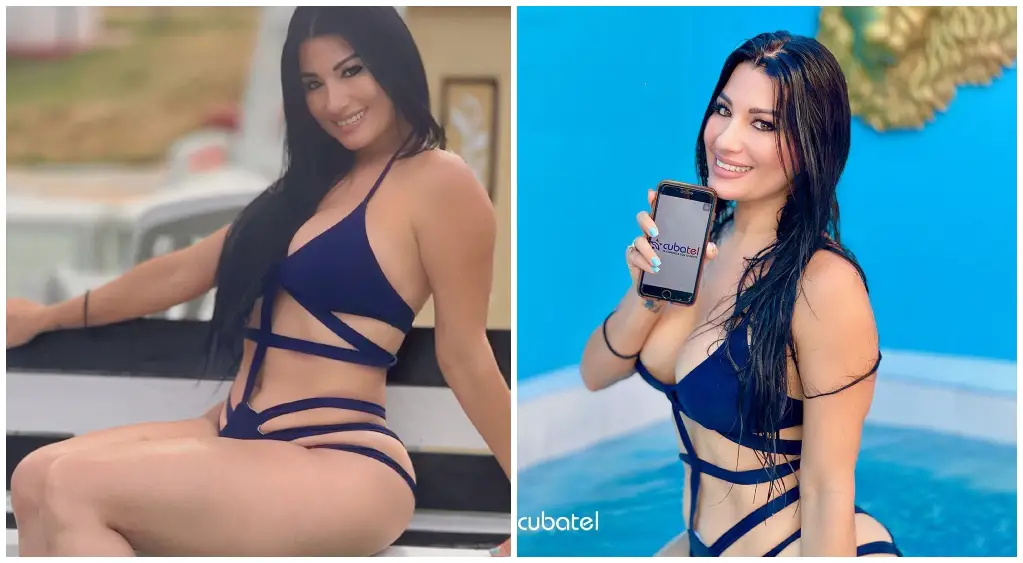 Actriz cubana Heydy González (Hidroelia) enciende las redes sociales con sus sensuales posados en bikini para recibir su estación favorita del año