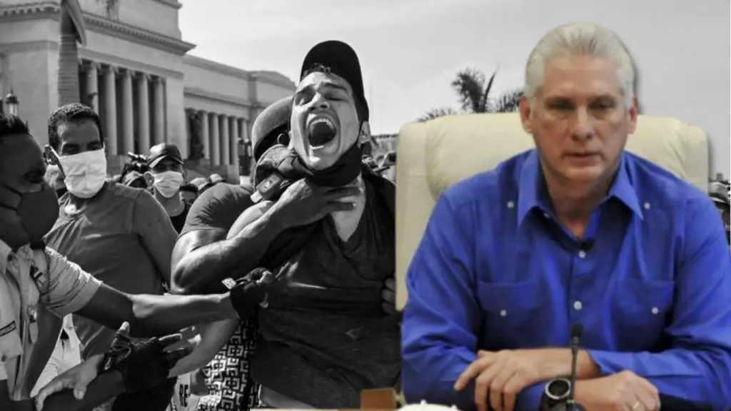 Familiares de detenidos por las masivas protestas del 11 de julio en Cuba piden amnistía o indulto a Díaz-Canel