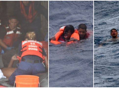 Nueve balseros cubanos desaparecidos y 13 rescatados en alta mar, son el saldo trágico de un naufragio ocurrido frente a las costas de Florida