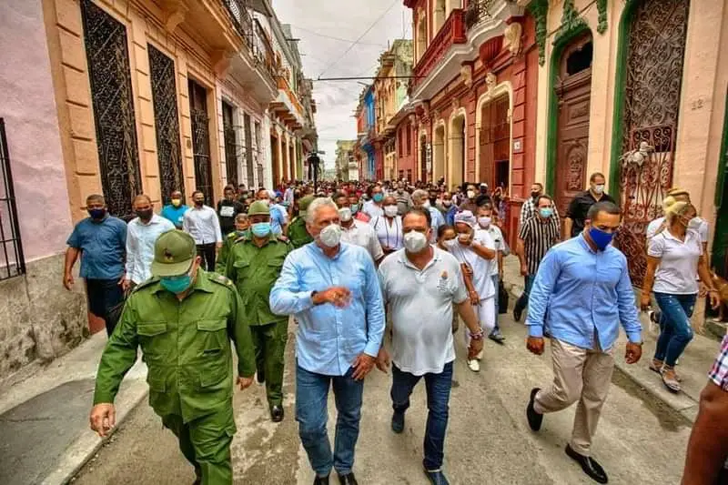 ¡Que cara más dura! Díaz-Canel asegura que el 2021 "ha sido un año de victorias para Cuba"