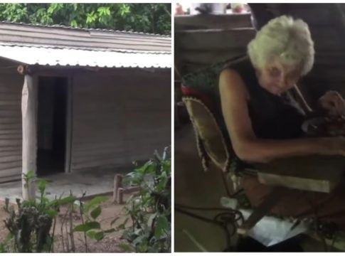 Como si fuese todo un logro, la prensa oficialista celebra la entrega de una casa de madera a una anciana de 96 años en Camagüey