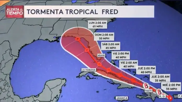 Cuba emite un nuevo aviso por la tormenta tropical Fred: 