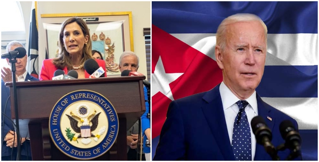 María Elvira Salazar envía mensaje al presidente Biden: "Los cubanoamericanos le suplican que ayude a Cuba"