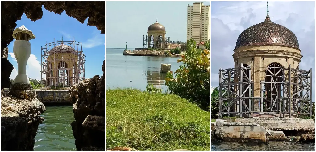 En lamentable estado se encuentra la famosa y vistosa glorieta del Restaurante 1830 en La Habana